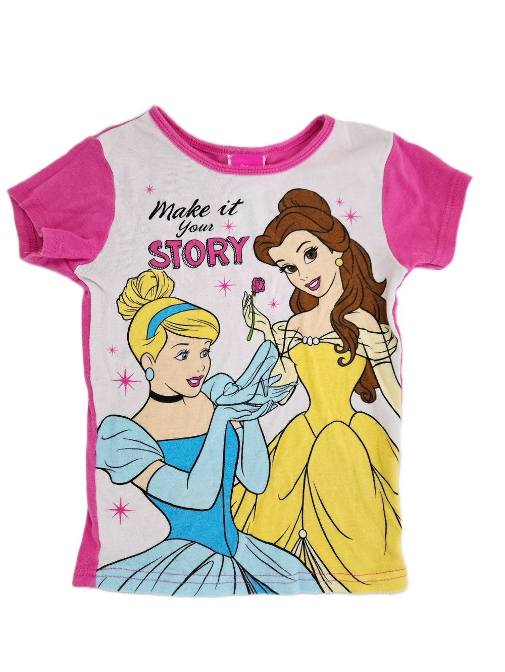 Disney Princess Tshirt Belle Cinderella Size 8